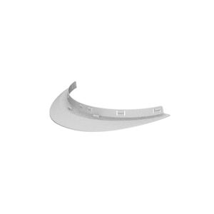 BOX CROSS VISOR - TEXTURED WHITE