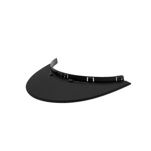BOX VISOR STANDARD - LEATHER BLACK