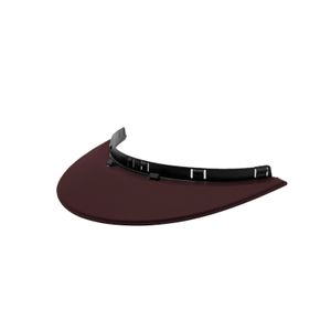 BOX VISOR STANDARD - LEATHER BORDEAUX