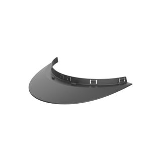 BOX VISOR STANDARD - TEXTILE GREY