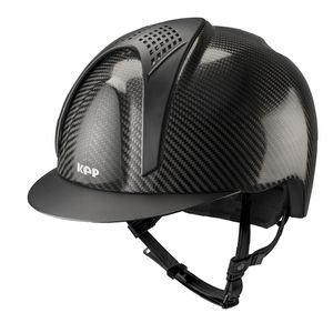 CARBON HELMET E-LIGHT SHINE / 2 BLACK MATT INSERTS