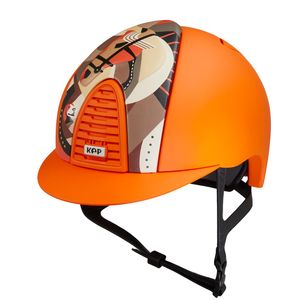 CROMO 2.0 NARANJA TEXTURIZADO - FRONTAL EN CUERO COLECCIÓN PEGASUS