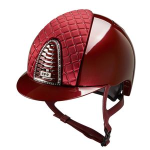 CROMO 2.0 BORDEAUX METAL - SATIN FRONT MILANO CROSS COLLECTION WITH SILVER NIGHT SWAROVSKI® CRYSTALS