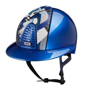 CROMO 2.0 METALLIC KÖNIGSBLAU - FRONTEINSATZ AUS LEDER KOLLEKTION PEGASUS