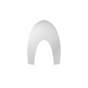 FRONT + BACK INSERT BOX - TEXTURED WHITE
