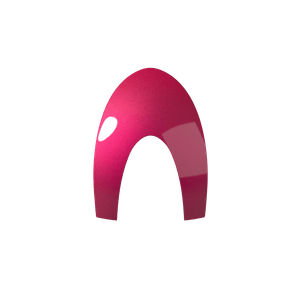 FRONT + BACK INSERT BOX - METAL CERISE