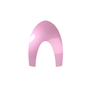 FRONT + BACK INSERT BOX - METAL PINK
