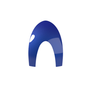 FRONT + BACK INSERT BOX METAL BLUE ROYAL