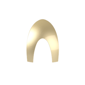 FRONT + BACK INSERT BOX METAL GOLDEN SAND