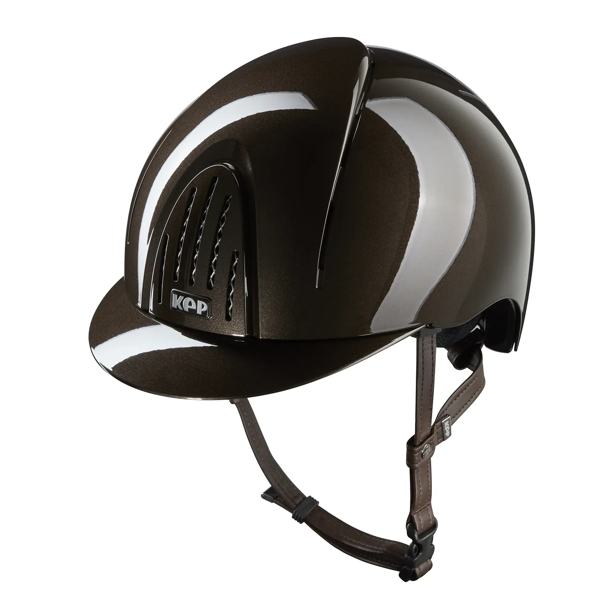 Smart Nova Riding Helmet / Polish Brown | Kep Italia