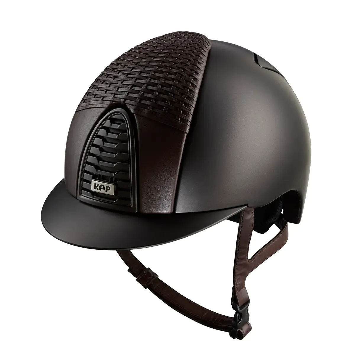 Cromo 2.0 Riding Helmet / Textile Metal Brown / Roma Insert Brown | Kep ...